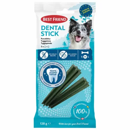 Tuggpinne Denta Medium 5 st 128g - Tandvårdsprodukter för hundar - 5700551173738 - 0