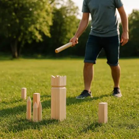 Havenlegspil Kubb Atom - Bondespil og sommerlege - 6410416014876 - 1