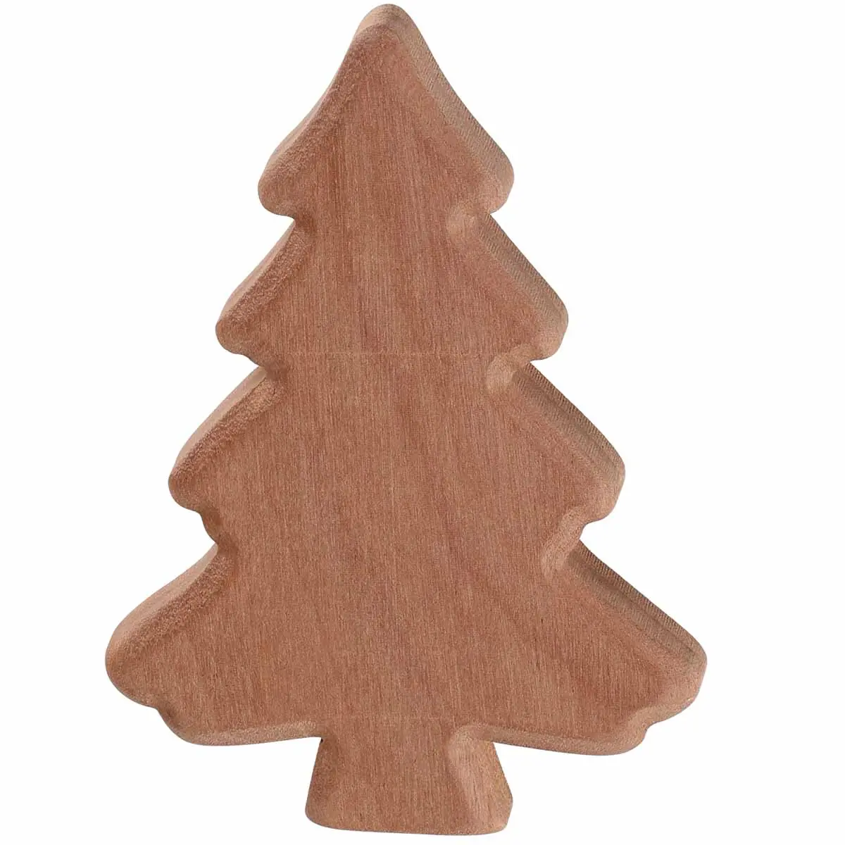 Dekorationsgran i træ 18 cm - julepynt - 6410416390314 - 0