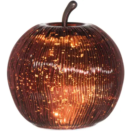 Lasiomena med LED-lampor röd - Dekorationsföremål - 6410416521336 - 0