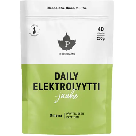Elektrolytpulver Äpple 200 g Pureness - Vitaminer och pulver - 6430028420841 - 0
