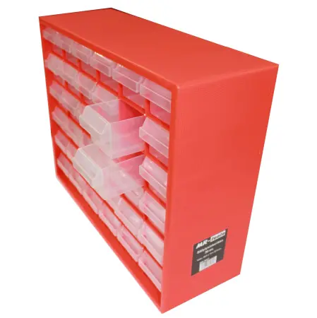 Vägghylla med 36 fack 40,5x32,5cm - Förvaringsfack och sortimentlådor - 6430074694708 - 1