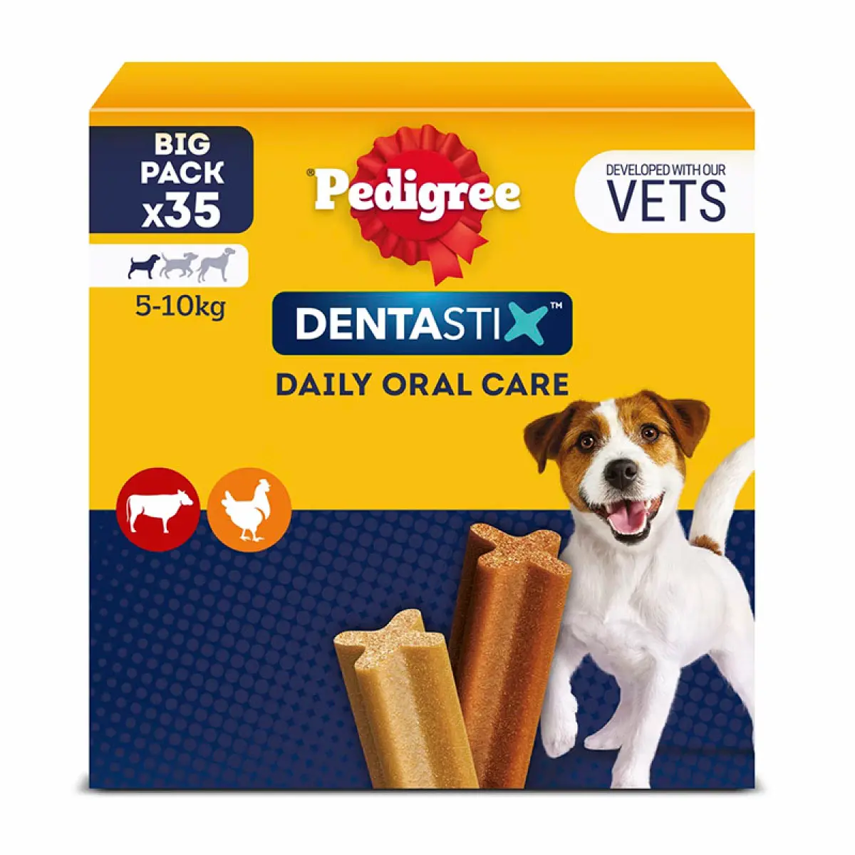 Pedigree Dentastix Small 5x110g. - Hunde tandplejeprodukter - 5010394006835 - 0