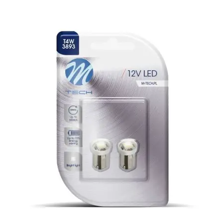 Led Basic T4W hvid BA9s 0,24W - LED-lys og LED-sæt - 5901508510884 - 0