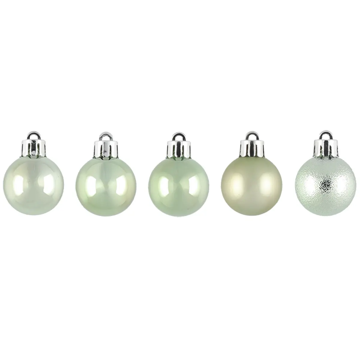Granbold 3 cm 30 stk lysegrøn - juletræspynt - 6410416370507 - 0
