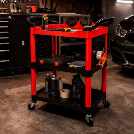 Verktygsvagn AX4 Detailing-vagn 120kg - Verktygsvagnar och verkstadsmöbler - 6418536040874 - 1