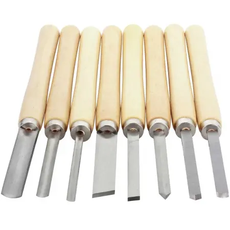Svarvmejselset 8 delar 36 cm Timber-X - Stämjärn - 6418914124295 - 0