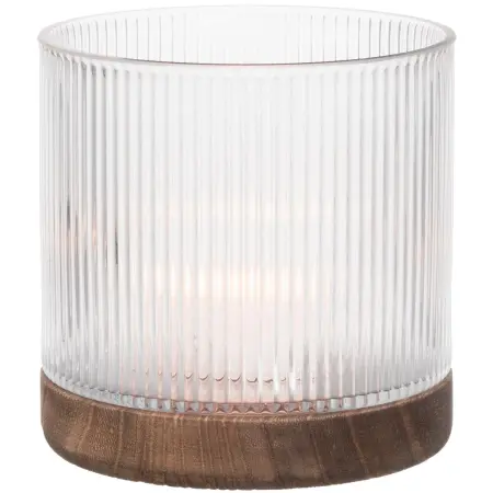 Glaslanterne Vekki klar 14 cm - Lysestager og fyrfadsstager - 6410416391717 - 0