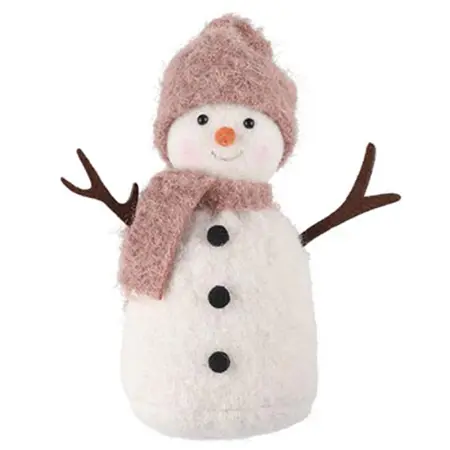 Dekoration Sneemand 16 cm assorteret - Julemænd og pynt - 6410416490854 - 1
