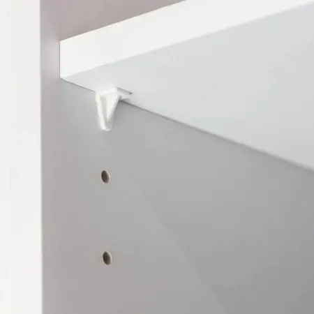 Hyllstöd 666 6mm 12st plast - Hyllskenor, hyllstöd och rör - 6414671025684 - 1
