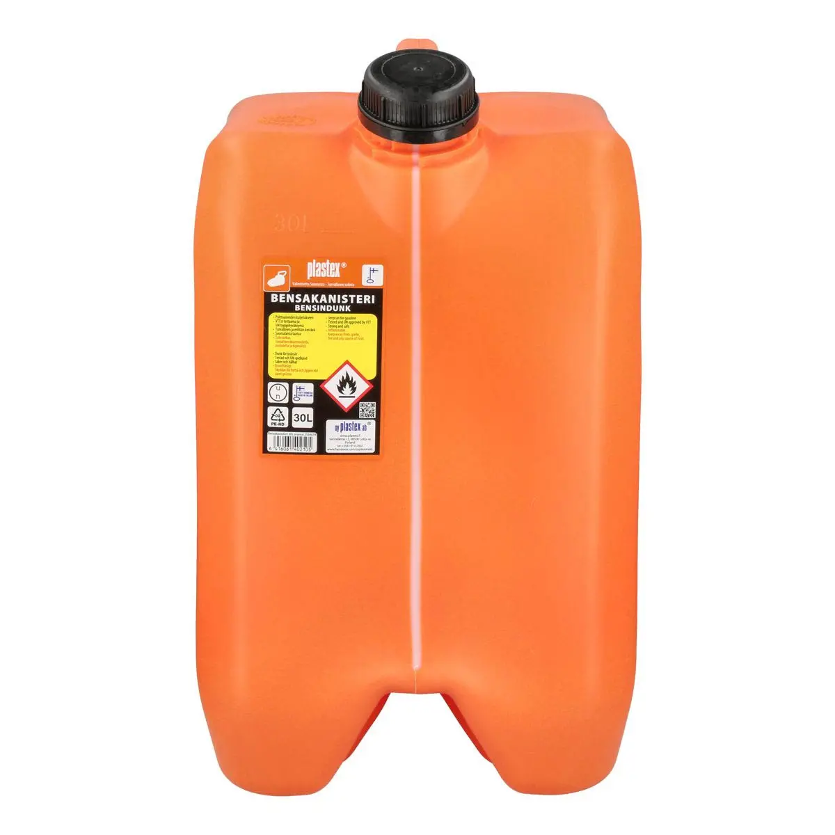 Bensinkanister 30L orange HD 61mm - Bränsledunkar och bränsletankar - 6416061402105 - 0