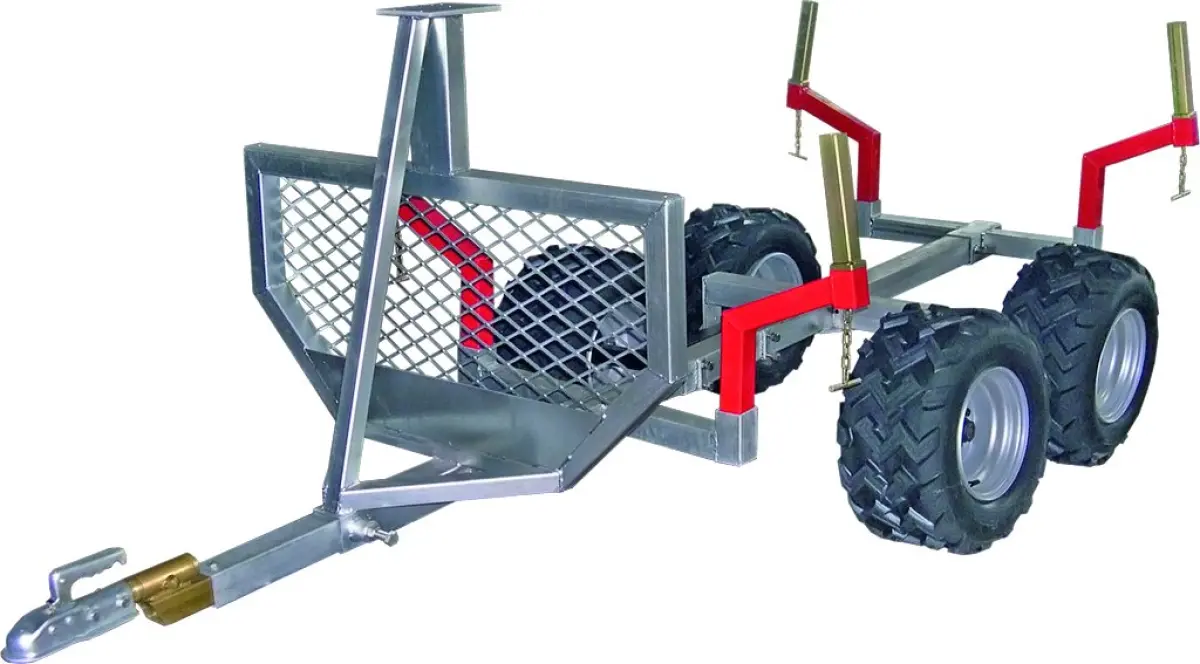 Trækvogn med vippefunktion 1000kg Pro Log - ATV tømmervogne og trailere - 6419773608872 - 0