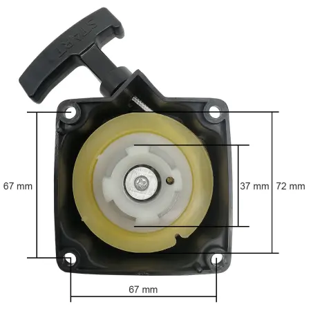 Startknap til trimmer 47-52cc - Trimmer og buskrydder universelle dele - 6419774005731 - 1