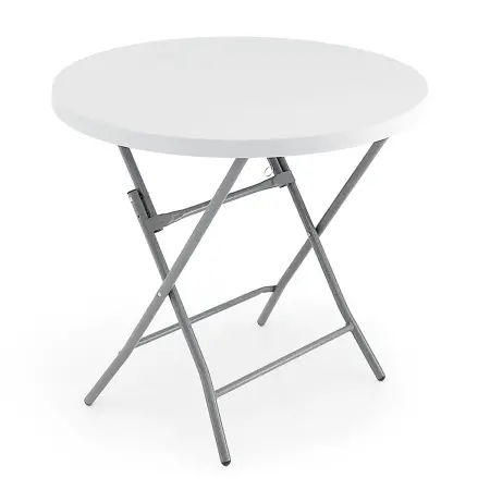 Campingbord Åland 80x74 cm rund - Campingmöbler för husbil och husvagn - 6438168084442 - 0