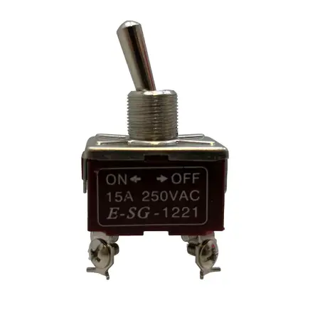 Kytkin ON-OFF 15A 250VAC 10mm EEXTM vippe - Autoafbryder - 6438471028263 - 0
