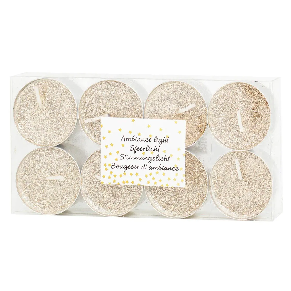 Värmeljus Glitter 8 st guld


    Värmeljus Glitter 8st guld - Värmeljus - 8719202772128 - 0