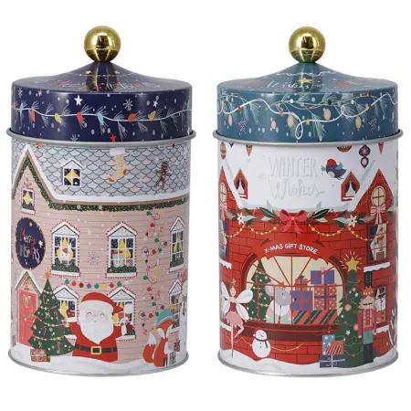Förvaringsburk Xmas 18cm sortiment - Fryslådor och fryspåsar - 8721037997386 - 0