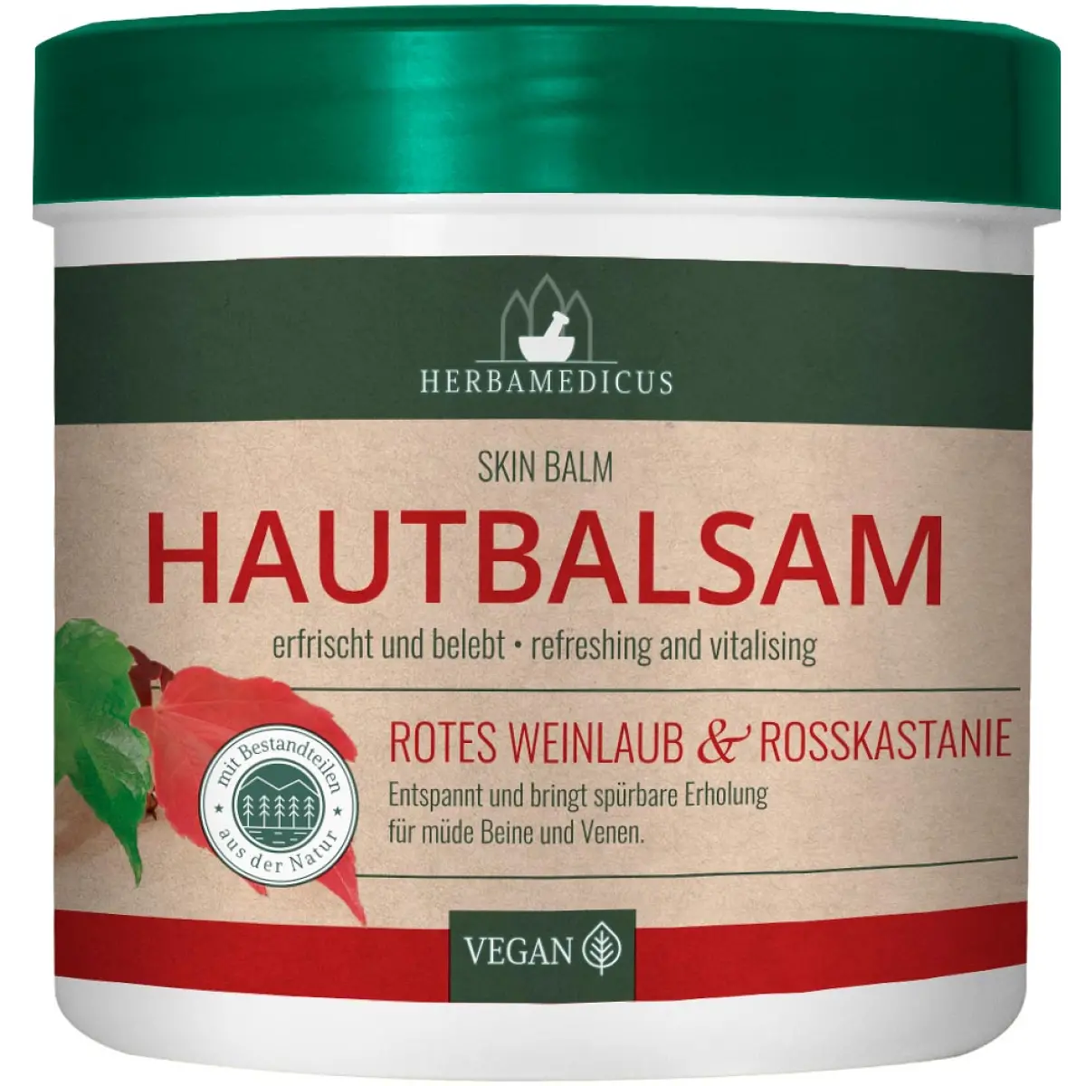 Vinblad & Hästkastanjkräm 250ml - Hudvård och sportkrämer - 4009737209171 - 0