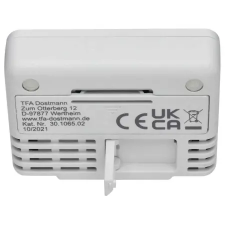 TFA Indendørs Termometer 5,5x4cm - Hjemmemåler, timer og alarm - 4009816037497 - 1