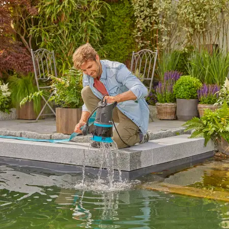 Gardena Neddyserpumpe Basic 2IN1 20000l/t - Dykpumper og slanger - 4066407021600 - 1