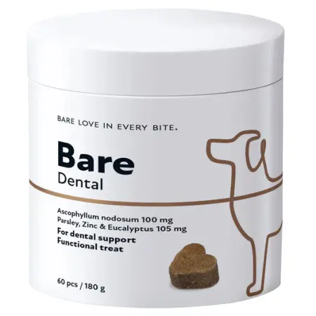 Bare Dental Funktionel tyggepind 60 stk - Hundegodbidder og lækkerier - 5700551173660 - 0