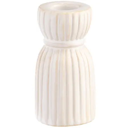 Ljusstake Pelare 9 cm vit - Ljusstakar och värmeljushållare - 6410416504827 - 0