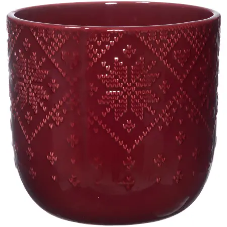 Blomsterpotte Neulos 14 cm rød - Krukker og blomsterstandere - 6410416526539 - 0