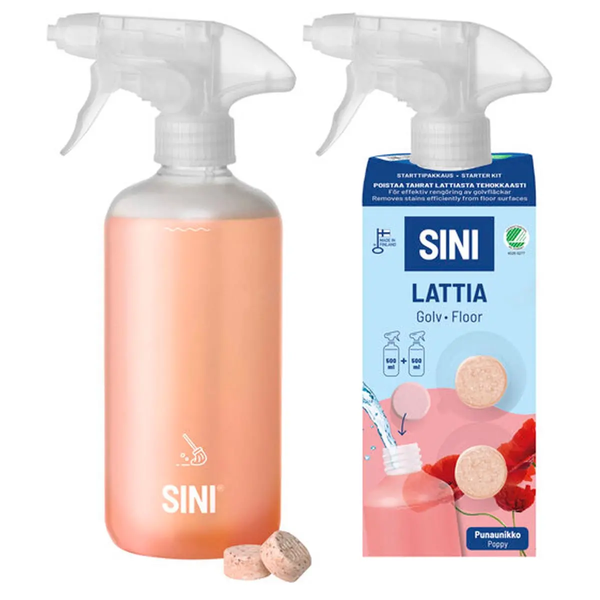 Sini startpakke gulv - Rengøringsklude og svampe - 6423800070280 - 0