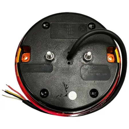 Baglygte Led blinklys, bremselys 12V-24V 140mm - Trailer baglygte - 6430050634711 - 1