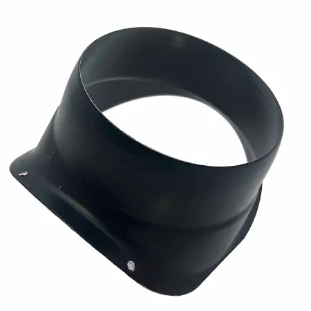 Rörkåpans utlopp svart - Hängrännor och regnvattensystem - 6430070620749 - 0