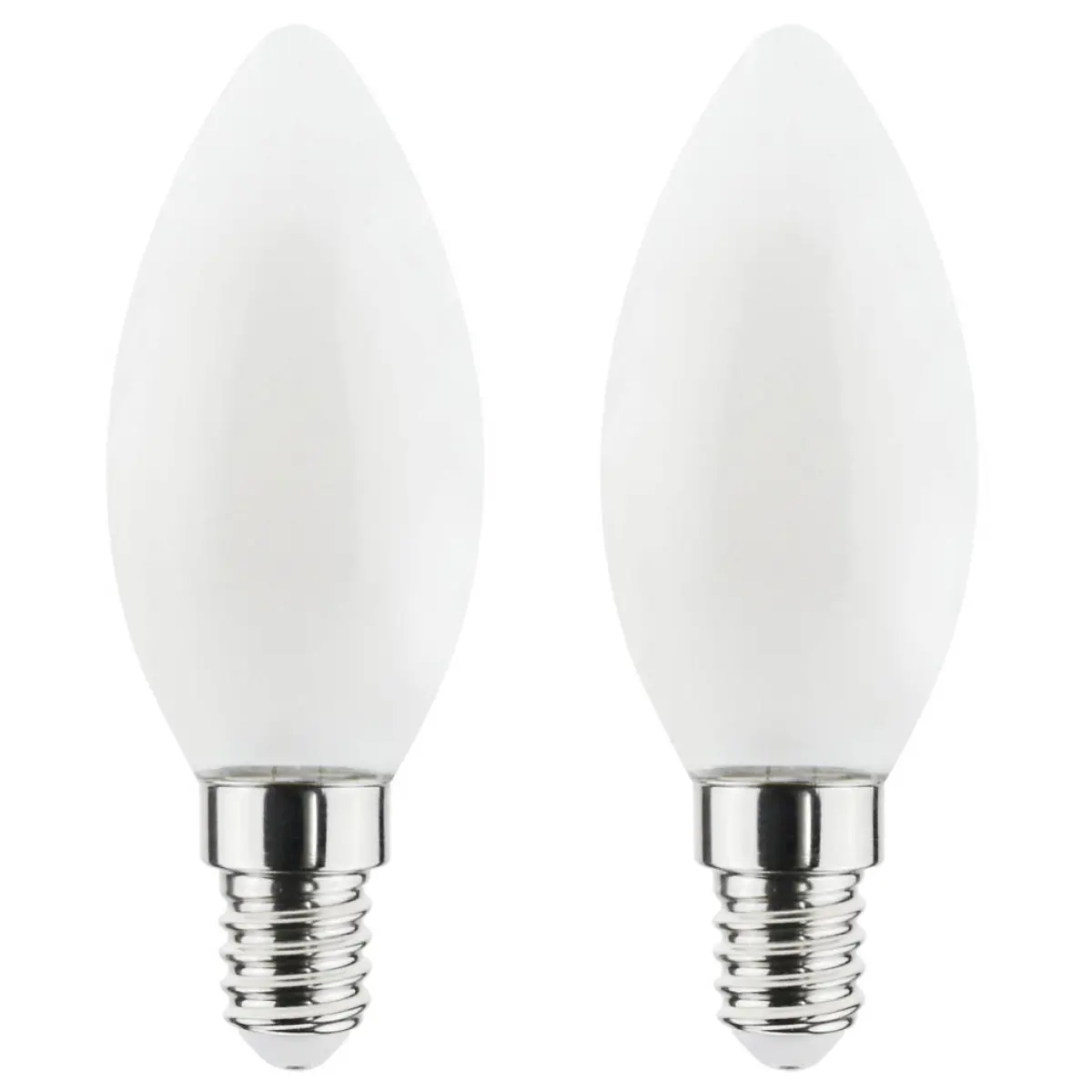 Led pære C35 830 470lm E14 OP 2stk - E14 lamper - 6435200291165 - 0