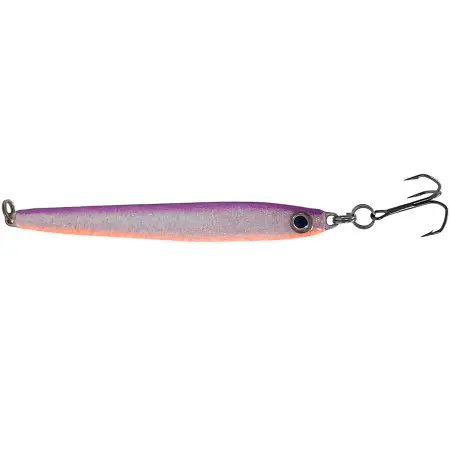 Jiggehale med integreret krop og lange slanke blade, der giver en meget livagtig og fristende gang i vandet. Taimen farven er genial til de danske farvande. Længde: 12,5cm Vægt: 20g - Wobler - 6438471020601 - 0