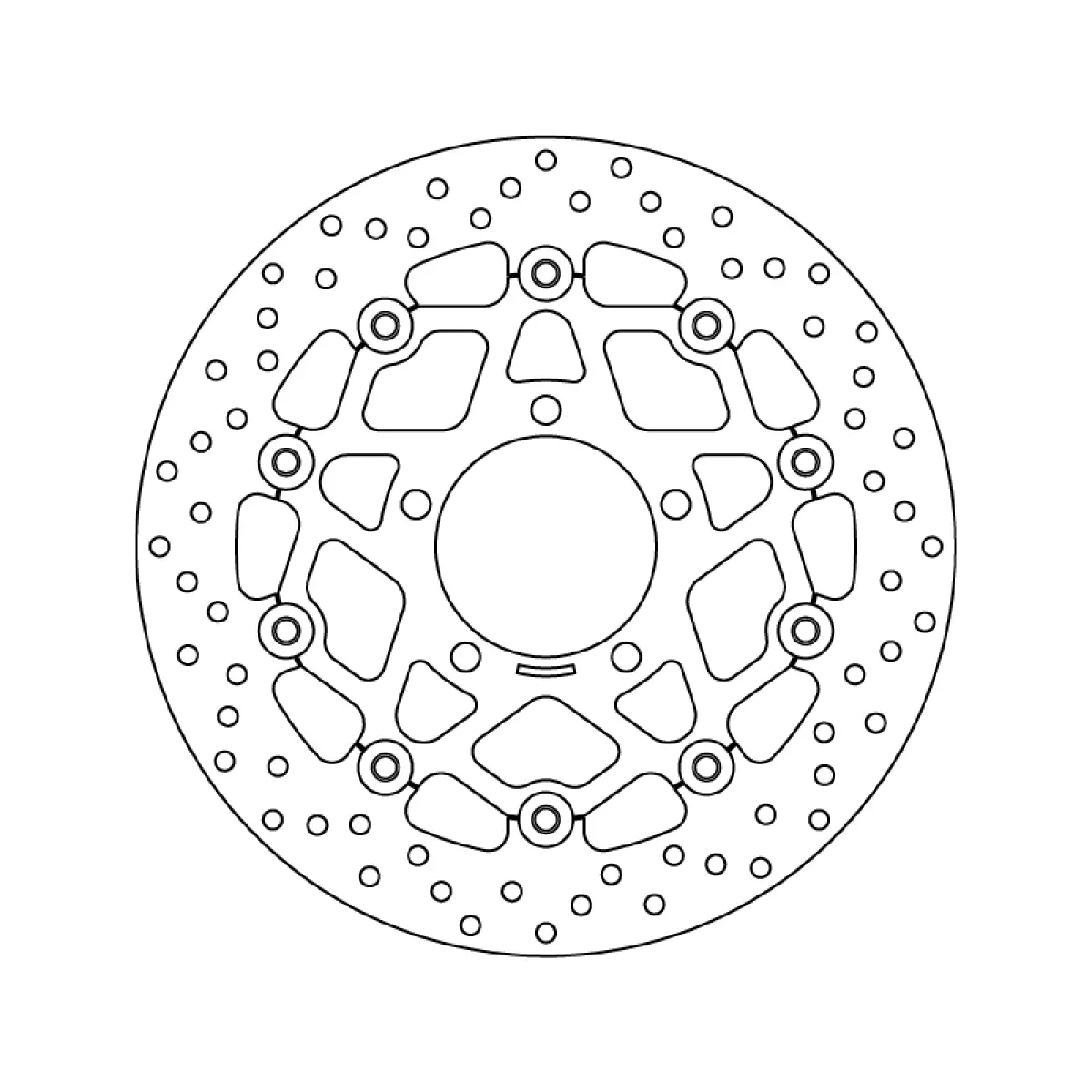 Bromsskiva för motorcykel Brembo Serie O - Bromsskivor till motorcykel - 8020584622476 - 0