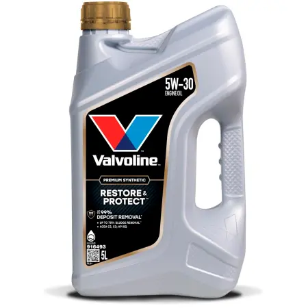 Valvoline Restore & Protect 5W-30 5L - Motorolier til biler - 8710941031668 - 0