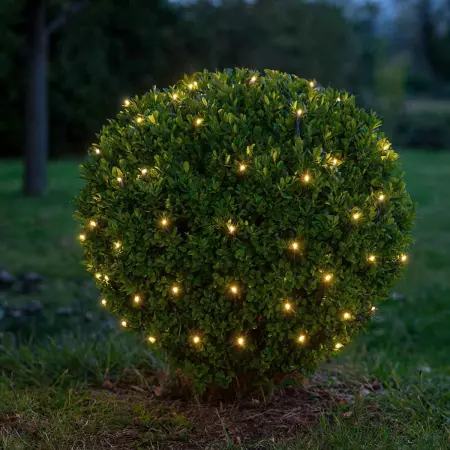 Ljuskåpa 144 LED varmvit - Granslingor och ljusnät - 8719202259230 - 1