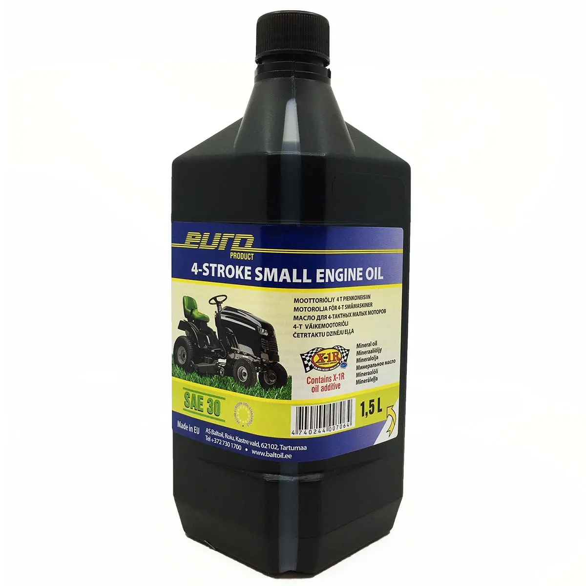 Gräsklipparolja 4-T SAE 30 1,5L - 4-taktsoljor - 4740244007064 - 0