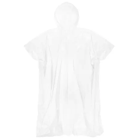 Engångsregnponcho med huva Acces - Regnskydd och myggskydd - 6410411467851 - 0