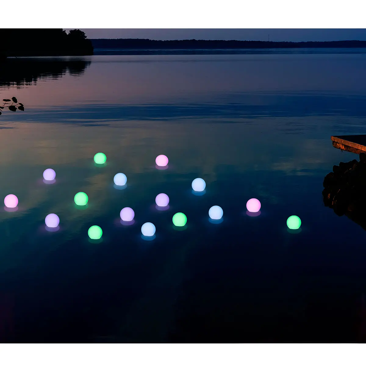 Ljusdekoration Venedigs ljus LED Färgväxlande - Dekorationsbelysning - 6410416388649 - 0