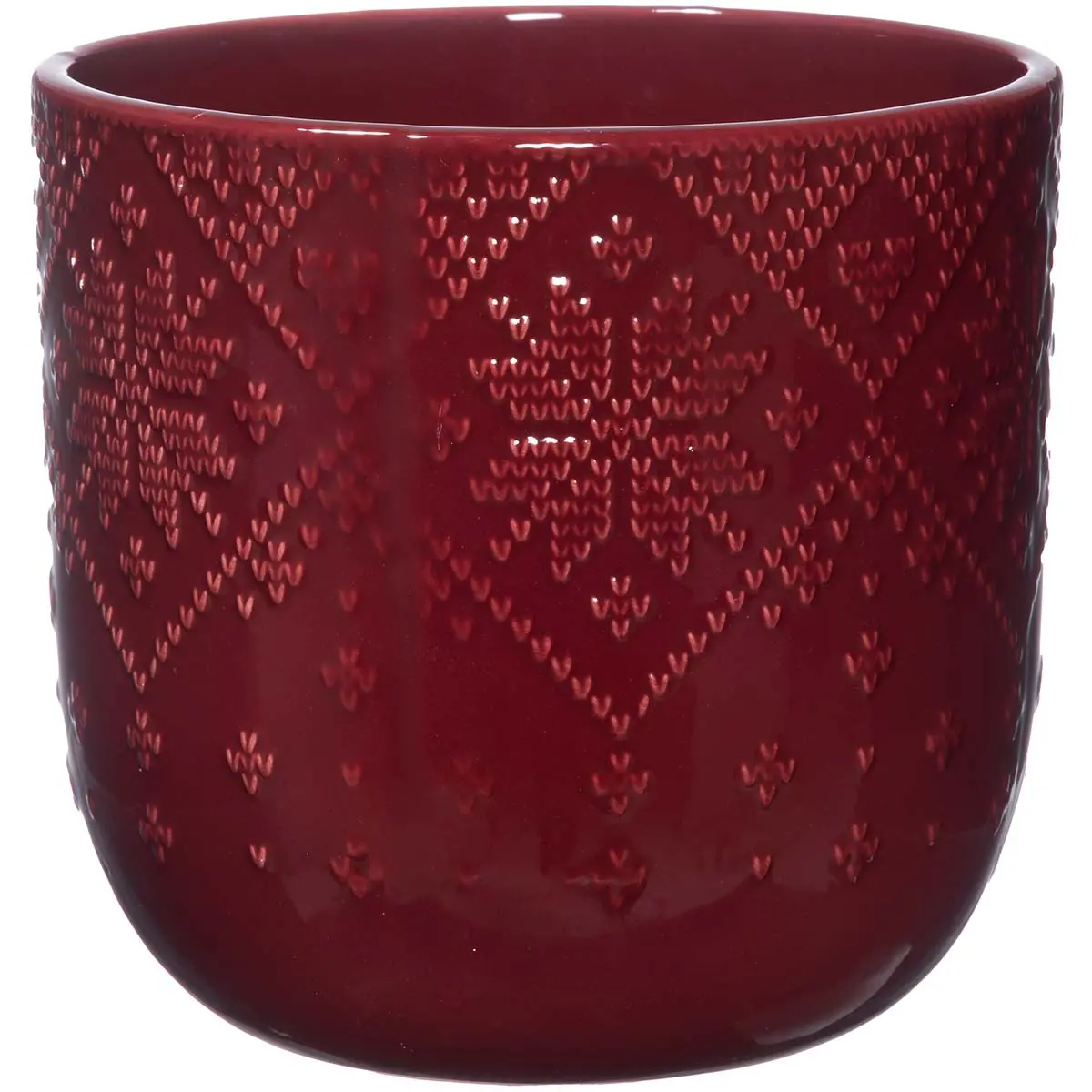 Blomkruka Neulos 14 cm röd - Blomkrukor - 6410416526539 - 0