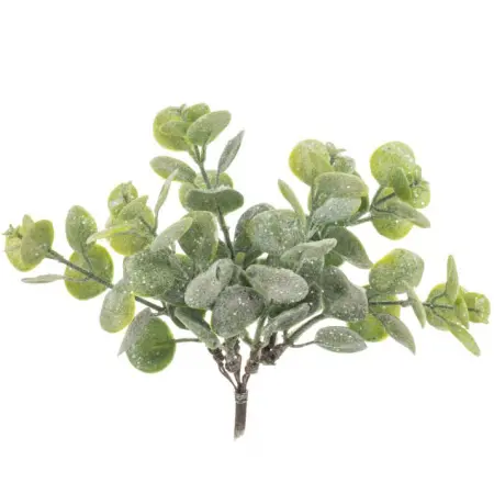 Frostad bladkvist 18 cm grön - Konstgjorda kvistar - 6412740110293 - 0