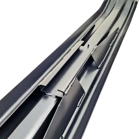 Skidspår för släde 180cm, metallram - Snöskoterslädar och stockslädar - 6438471292176 - 1