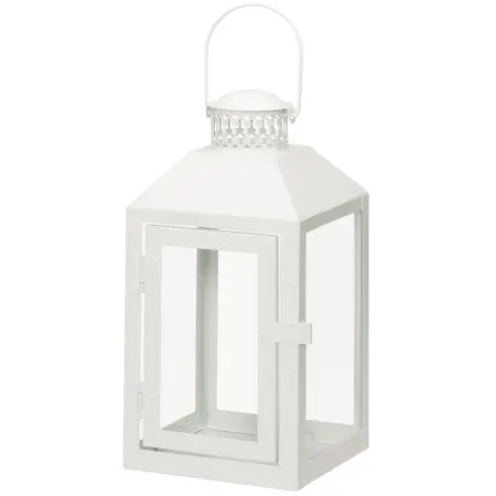 Lykta Mia 25 cm vit - Lyktor - 6410416406503 - 0