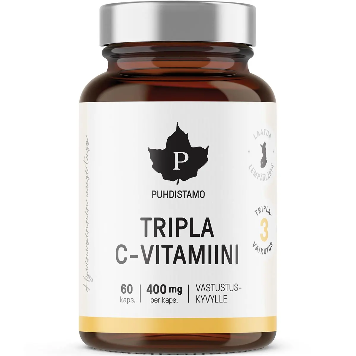 Tripla Vitamin C Treatment Plant 60 kapslar - Vitaminer och pulver - 6430039222687 - 0