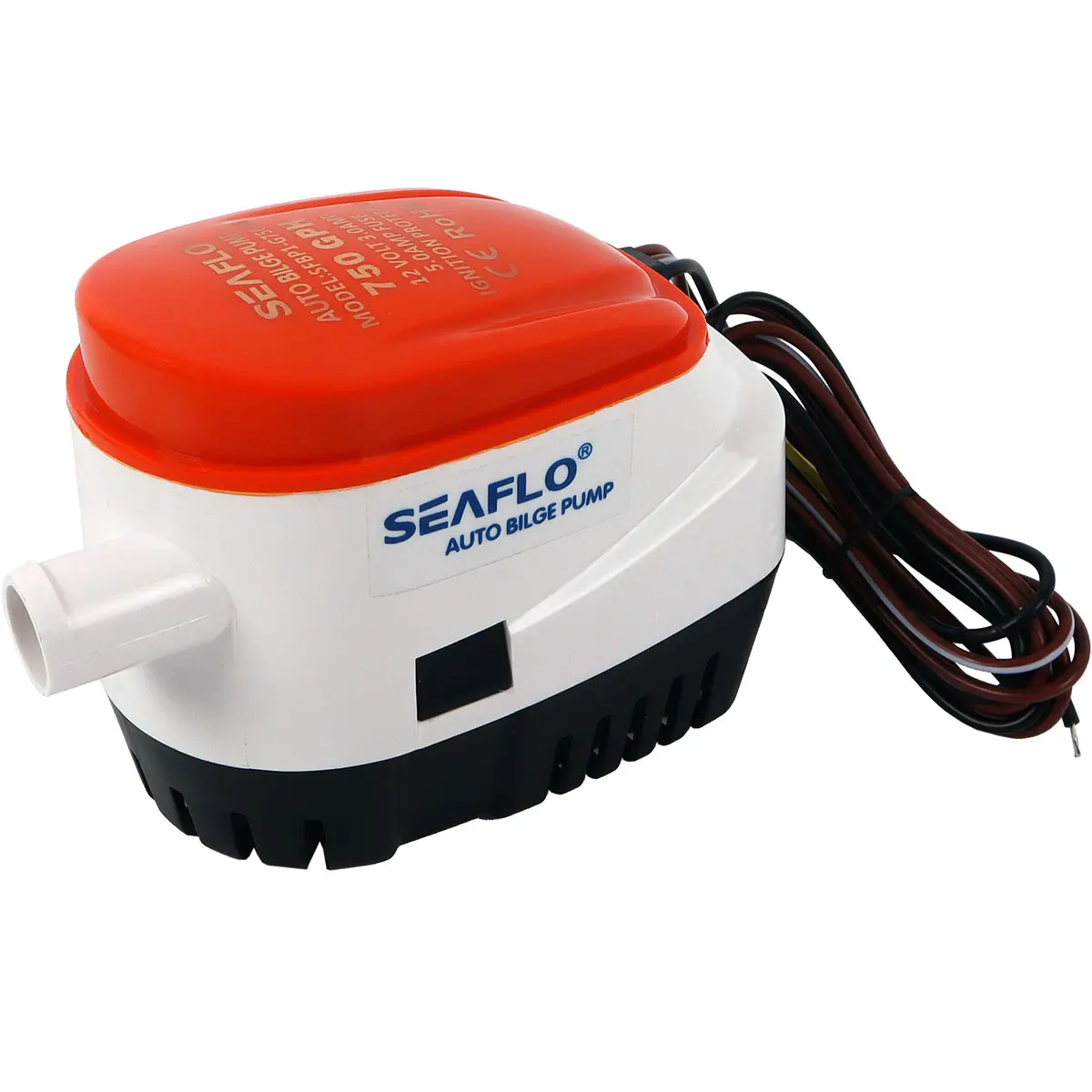 Pilsningepumpe Seaflo 12V 44 l/min automatisk - Bådlænsepumper - 6430045422057 - 0