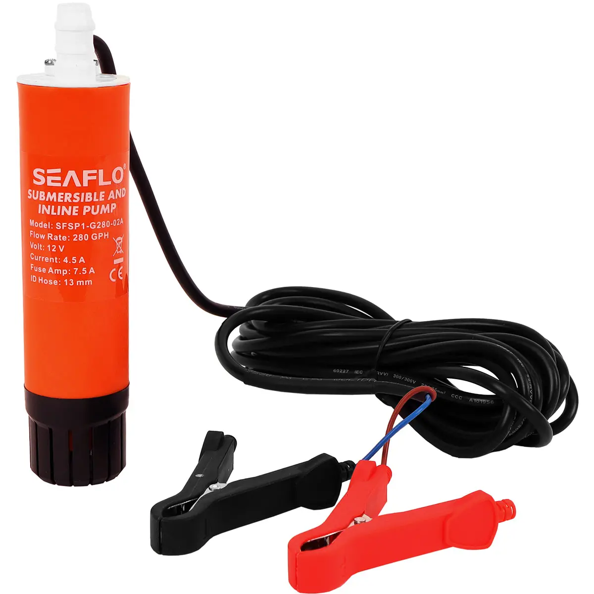 Dränkbar pump Seaflo 12V 17L/min - Båt vattenpumpar och kranar - 6430045428271 - 0