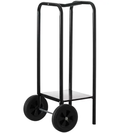 Halkvagn med hjul 60 kg - Vedsäckar och vedvagnar - 6438168118390 - 0