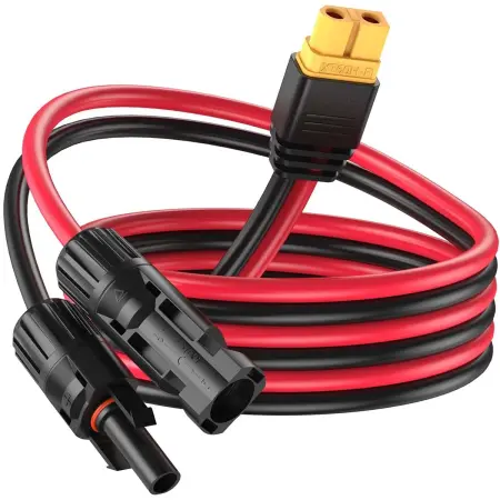 Forbindelseskabel MC4 - XT60 2m - MC4-stik og kabler - 6438471350715 - 0