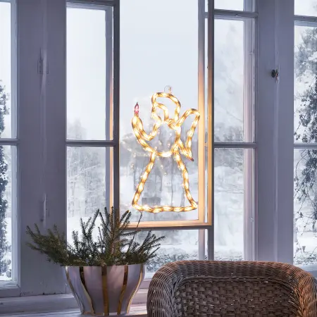 Ikkunakoriste led Enkeli 50cm - Dekorationsbelysning - 7318302173012 - 1