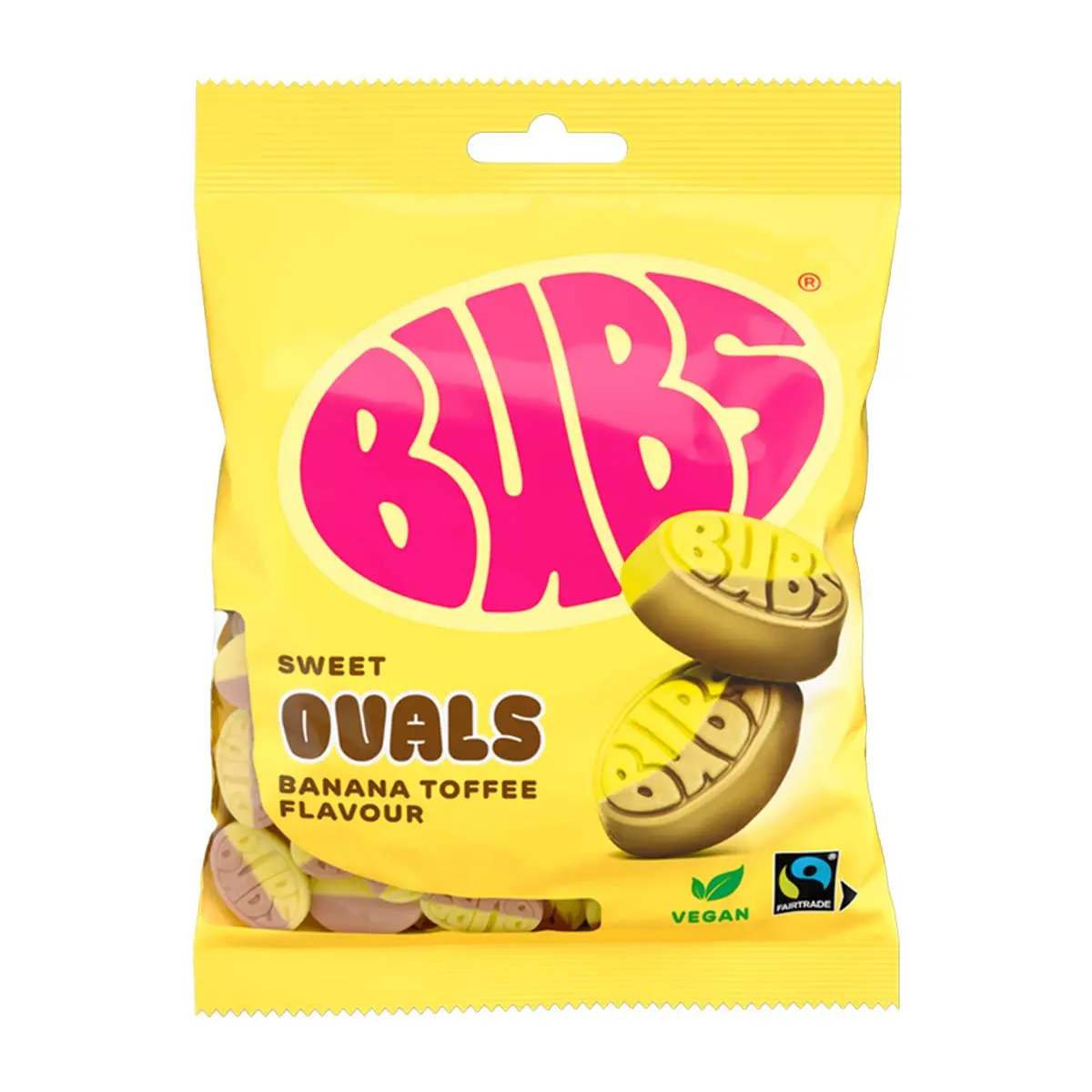 Bubs Goody Banan Toffee Ovaler 175g - Slikposer - 7393077181509 - 0