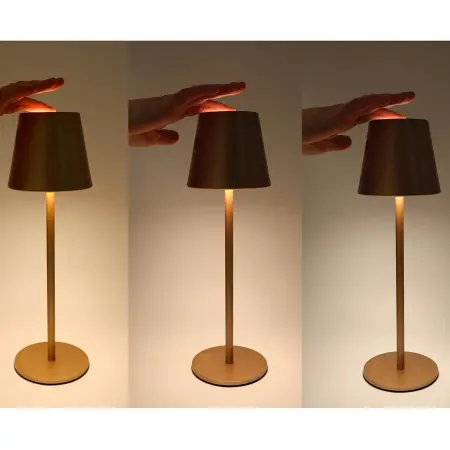 Bordlampe Praha guld - Bordlamper og læselamper - 6418536028285 - 1
